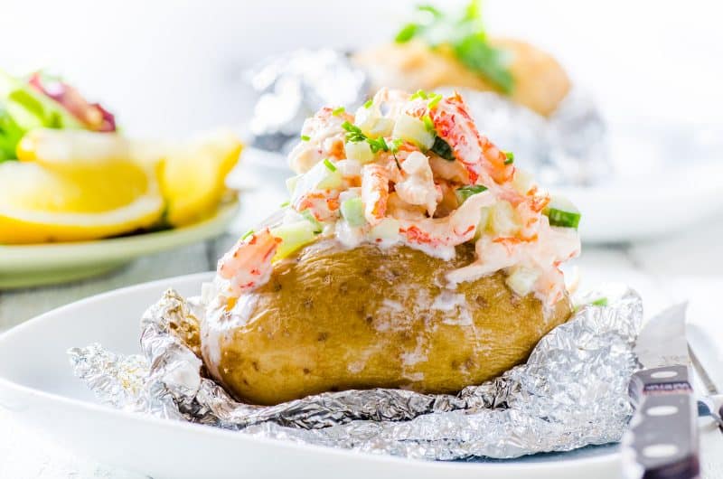 Jacket potato romagnola caraibica - Ricette Selenella