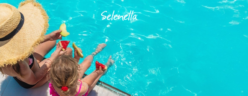 Cosa mangiare prima di andare in piscina - Il Blog di Selenella